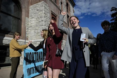 Young environmental activists prevail in first-of-its-kind climate change trial in Montana